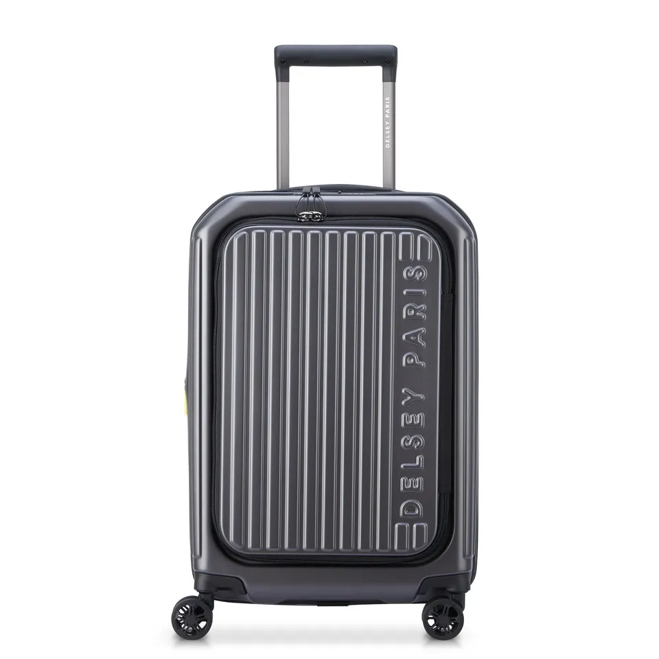 Delsey Paris Securitime Zip Expandable Cabin Suitcase 55 cm